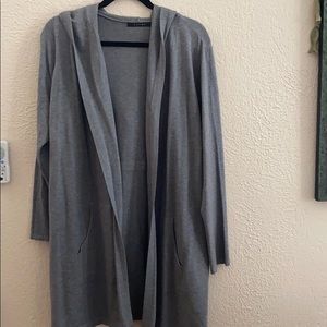 Very soft grey cardigan